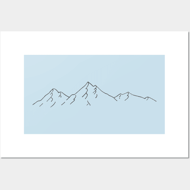 Mountains Wall Art by lexalion